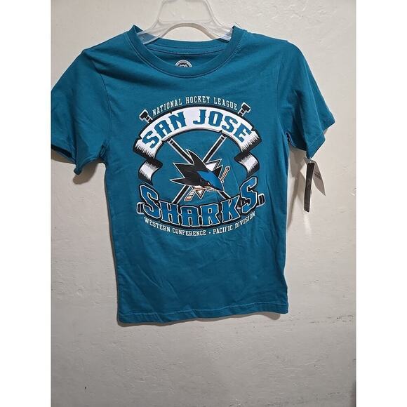NHL San Jose Sharks Boys XL 16/18 Tee Shirt Graphic - Picture 1 of 9